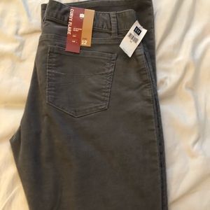 Gap gray corduroy pants- women’s
